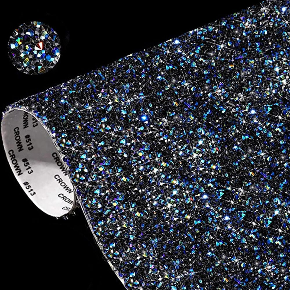 1pc Kristall Strass Blatt Bling Bling Aufkleber Diy Glitter - Temu Germany