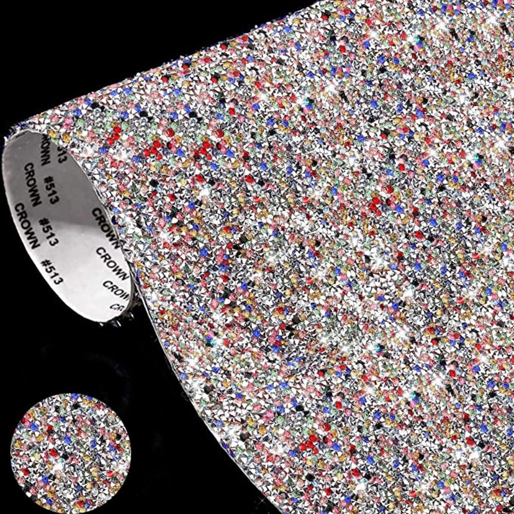 1pc Kristall Strass Blatt Bling Bling Aufkleber Diy Glitter - Temu