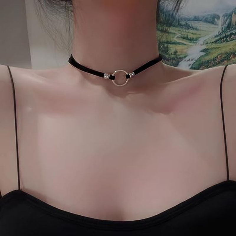 NEW Black Leather Velvet Choker Necklace Layer Chockers Gothic Jewelry. I  bundle so please check out my other necklaces, jewelry, and numerous items  for Sale in Newtonville, NY - OfferUp