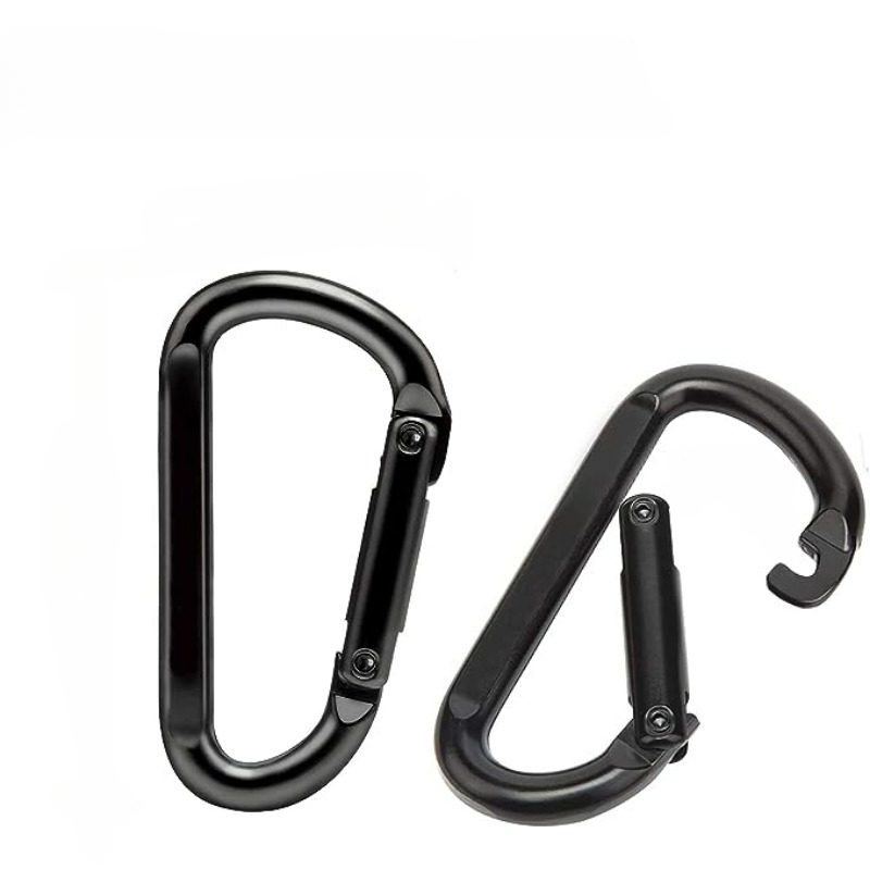 Durable D Buckle Keychain Metal Carabiner