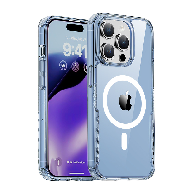 Designed for iPhone 14 Pro Max Case with Magsafe, Clear Magnetic Case for iPhone  14 ProMax Anti Yellowing Shockproof Cover (6.7inches) 