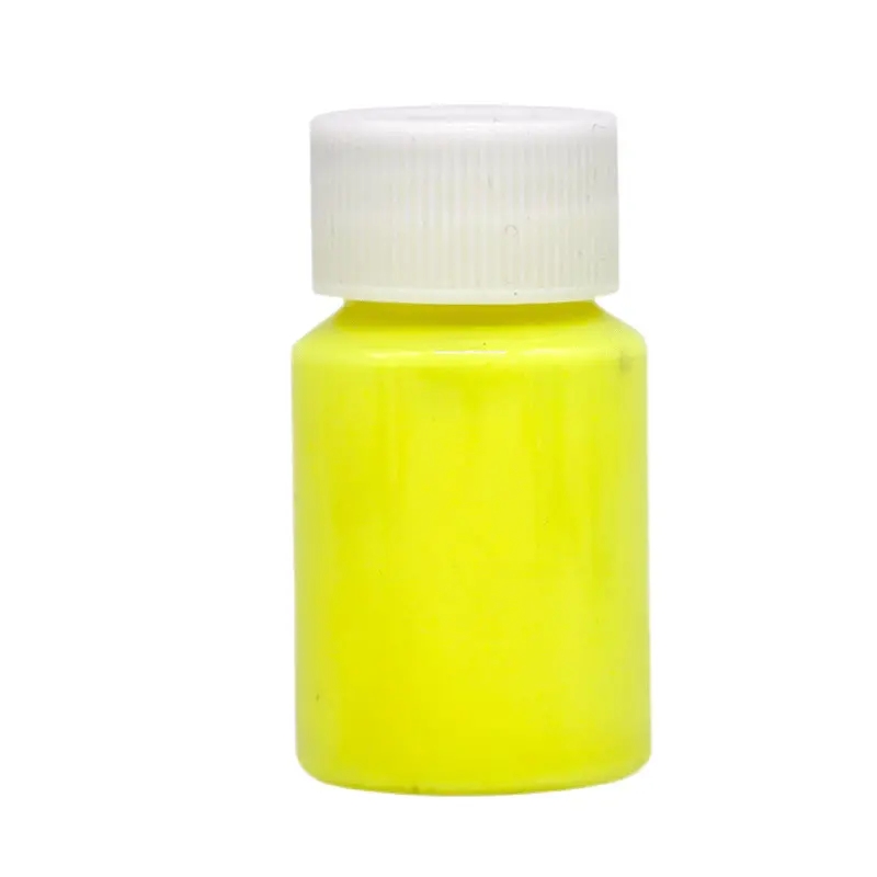 Peinture phosphorescente jaune