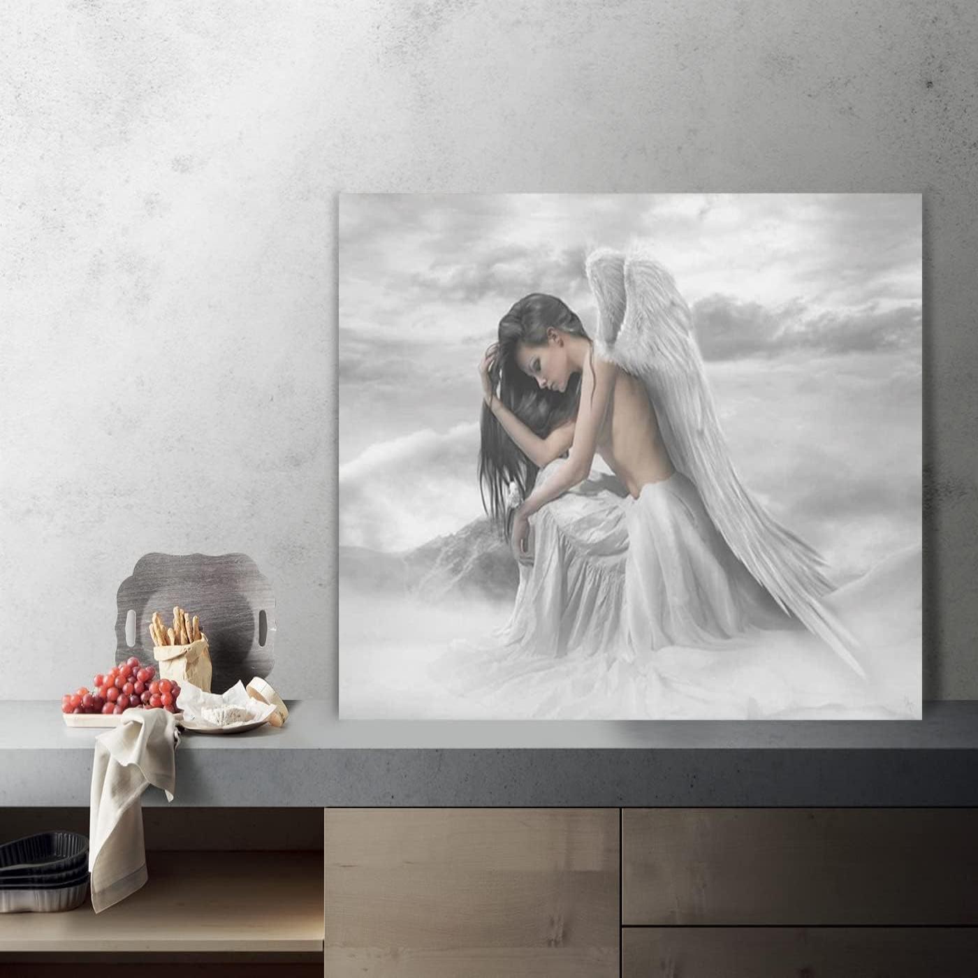 Fantasy Photo Poster Fairy Black Girls Art Portrait Canvas Art Black Girl  Painting For Room Wall Decor Livingroom Kitchen Modern Wall Decor Unframed