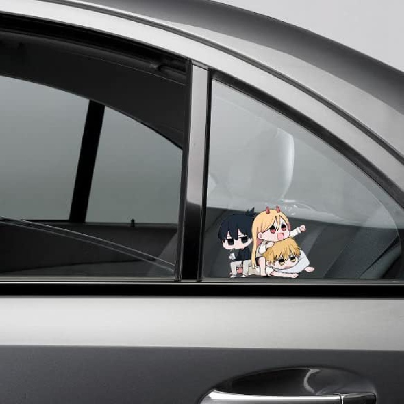 EARLFAMILY 5.1'' Power Anime Peeker Car Stickers Bumper Decal Decor Laptop  Trunk