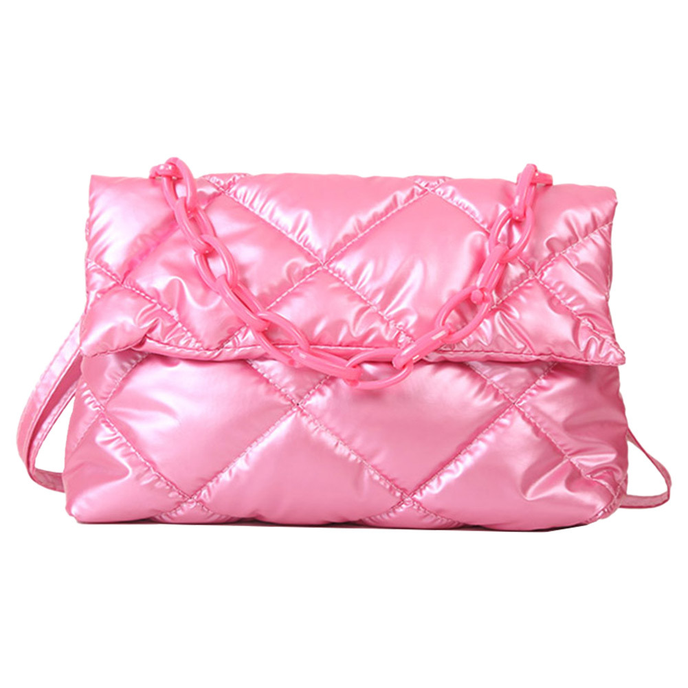 Padded purse with chain - Women