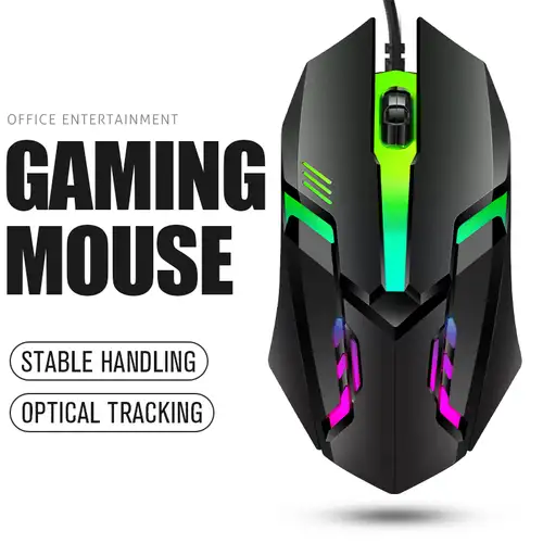 3200dpi Ergonomic Wired Gaming Mouse Usb Computer Mouse - Temu