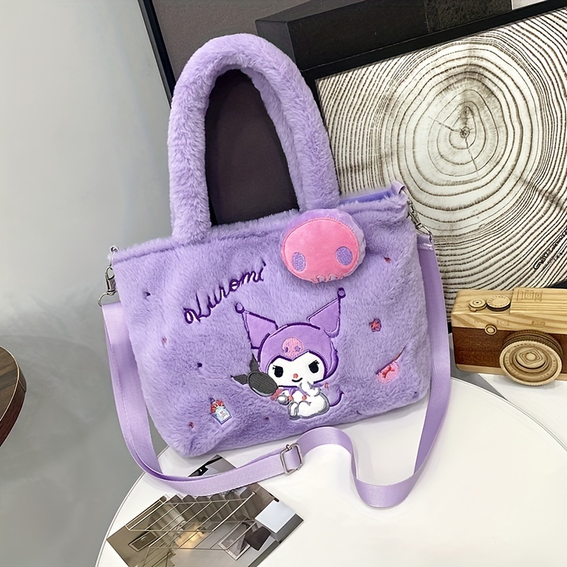 MINISO Cute Lotso Shoulder Fashion Crossbody Casual School Bag for