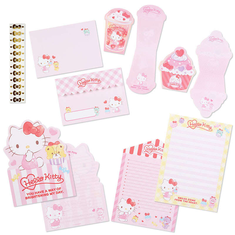 Hello Kitty, Accessories, Hello Kitty Sanrio Little Letters Set Kit 209  Cute Kawaii Office Supplies Lot