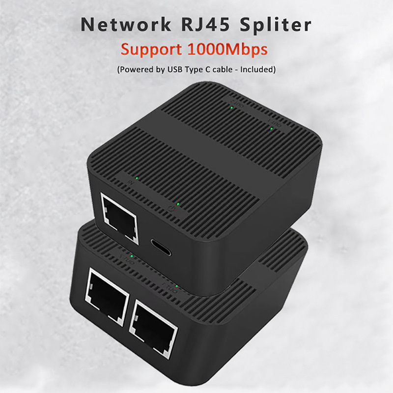Rj45 1/2 Gigabit Network Sharing Device 2 port Mini Switch - Temu
