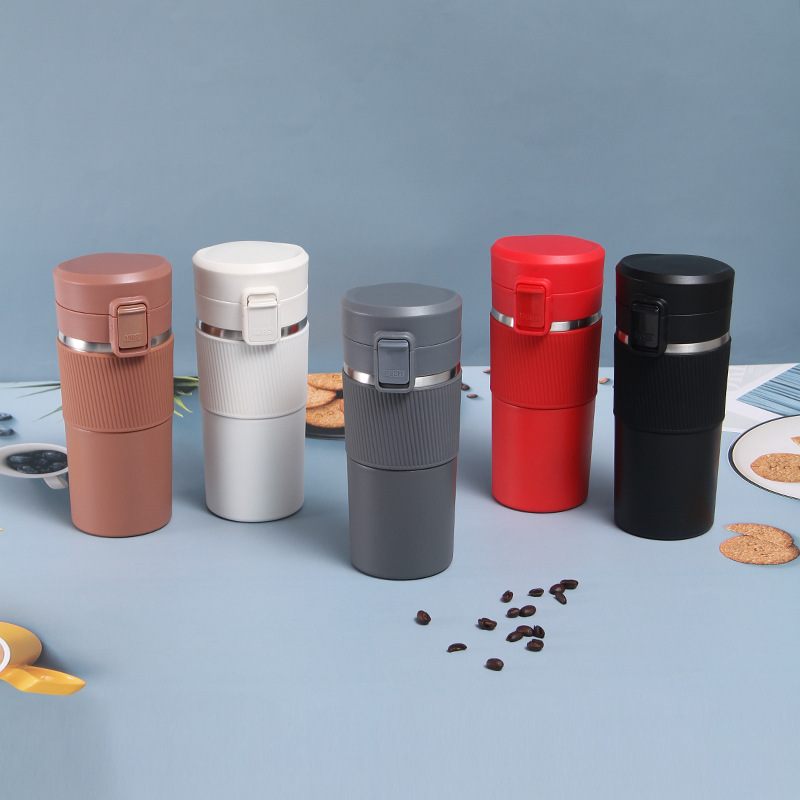 1pc 304 Stainless Steel Double Layer Vacuum Insulated Coffee Cup