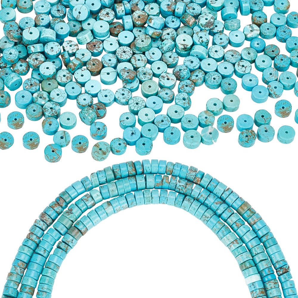 Natural Turquoise Beads Round Gemstone Beads Loose Beads For - Temu