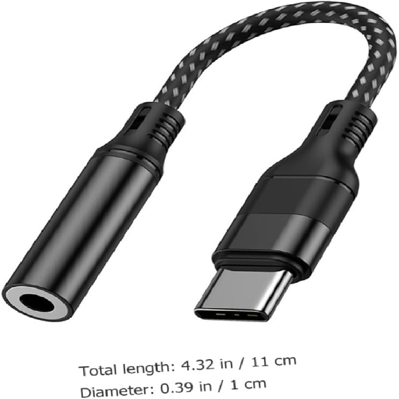 USB-C À Audio Auxiliaire Câble , Type-C À 3,5 mm Homme Casque De
