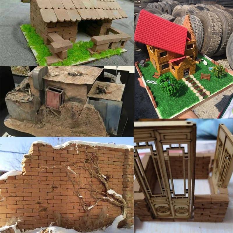 8-10MM Model Grass Diorama Sand Table Building Landscape Outdoor Scene  Platform Simulation Turf DIY Handicraft Material