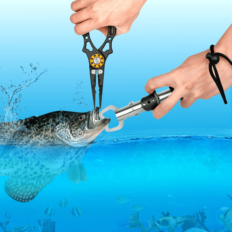 Fishing Pliers Fish Lip Gripper Multifunctional Fishing - Temu