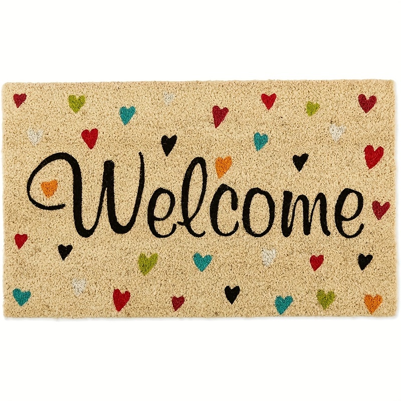 Front Door Mat Indoor Outdoor Welcome Outdoor Doormat, 23.6x15.7in Outdoor Indoor  Entrance Doormat Waterproof Easy Clean Entryway Rug Front Doormat Inside  Outside Non Slip Rug Entryway Mats 