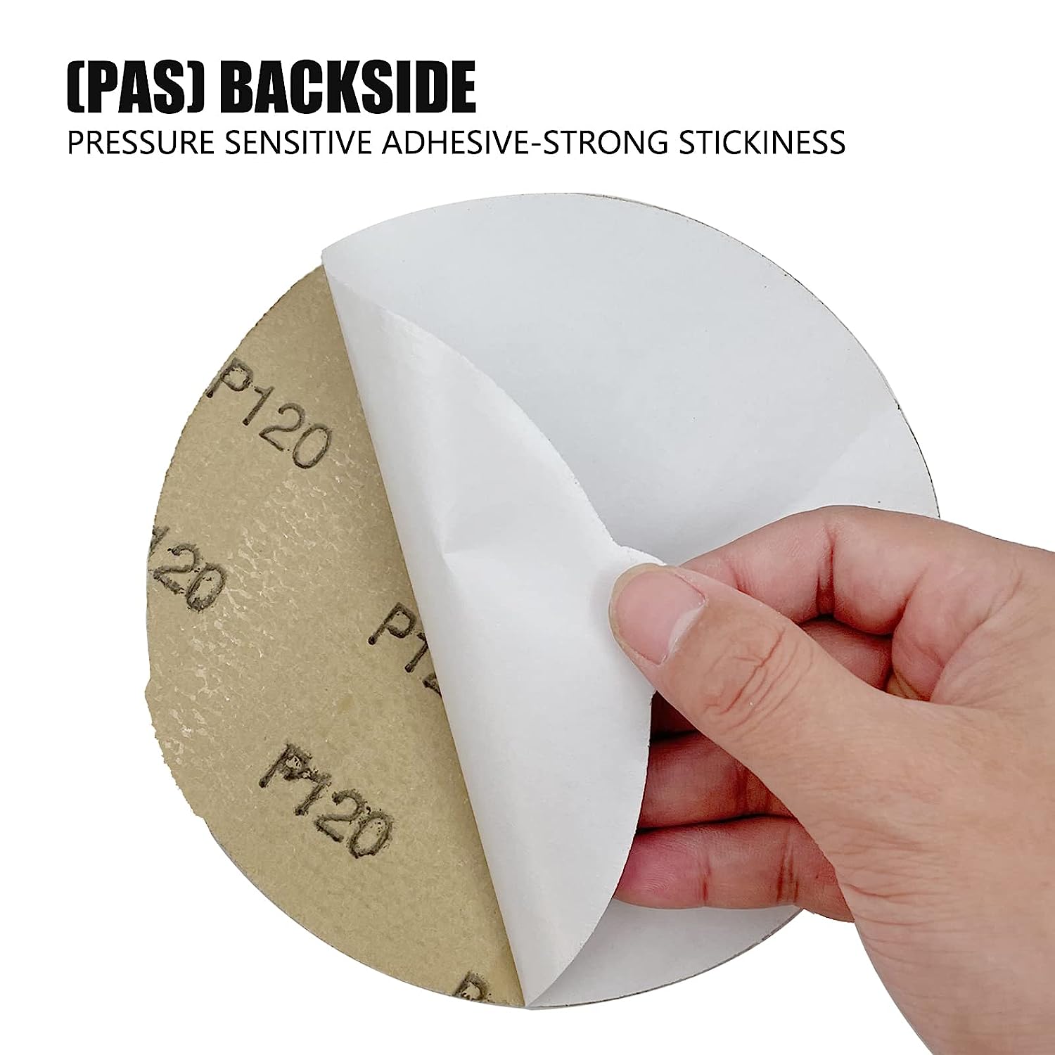 Sanding Discs Sticky Back Sandpaper Round Self Adhesive Sand - Temu