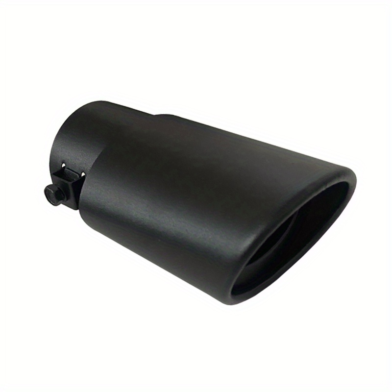 Black Straight Pipe Bend Exhaust Muffler Tip Pipe Stainless Steel Exhaust  System Muffler Pipe For Automobiles