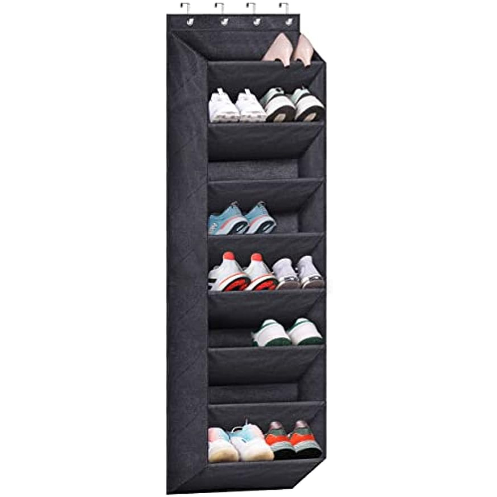 White Shoe Rack, Shoe Shelf, Shoe Storage Organizer for Door