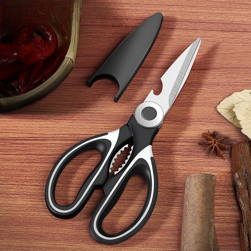 stainless steel strong scissors multifunctional tool bone removal scissors food sharp scissors d9195 details 1