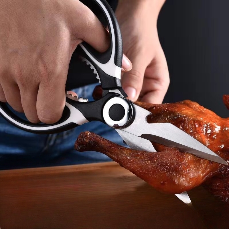 stainless steel strong scissors multifunctional tool bone removal scissors food sharp scissors d9195 details 2