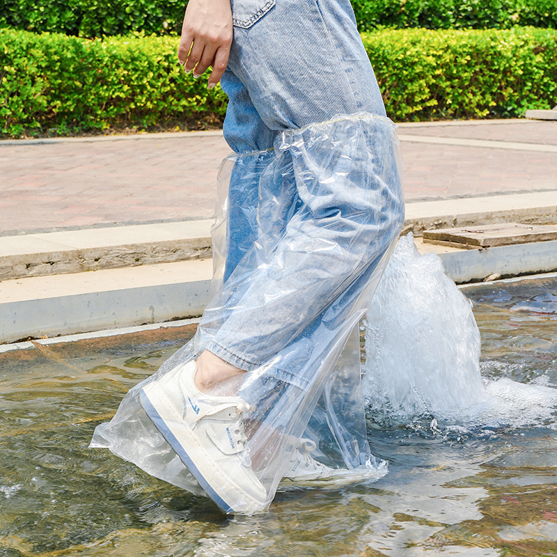 1 par Cubrezapatos impermeable con antideslizante agua para exterior  desgaste en lluvioso días , espesado , resistente al desgaste , color  acompañado con hermoso, Moda de Mujer