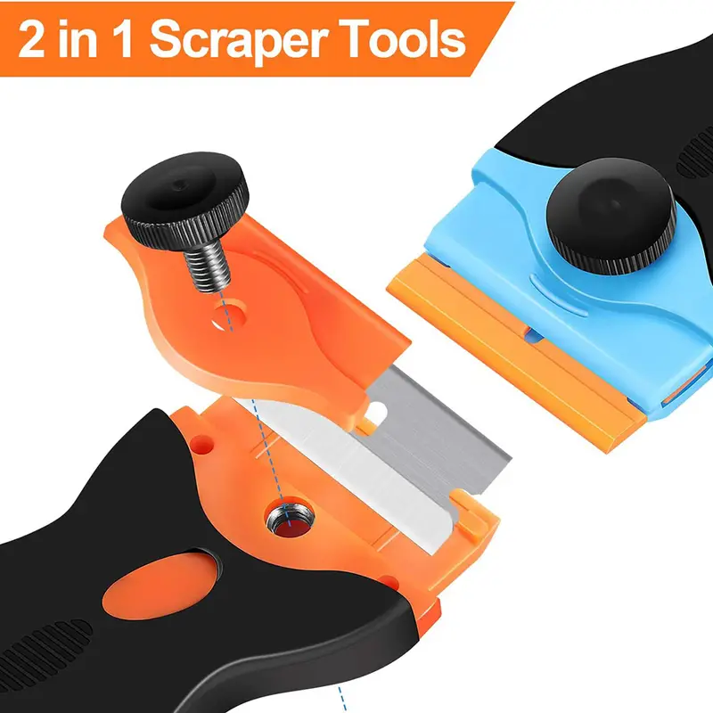 2 in 1 Scraper Clean Tool Multi purpose Cleaning Razor - Temu