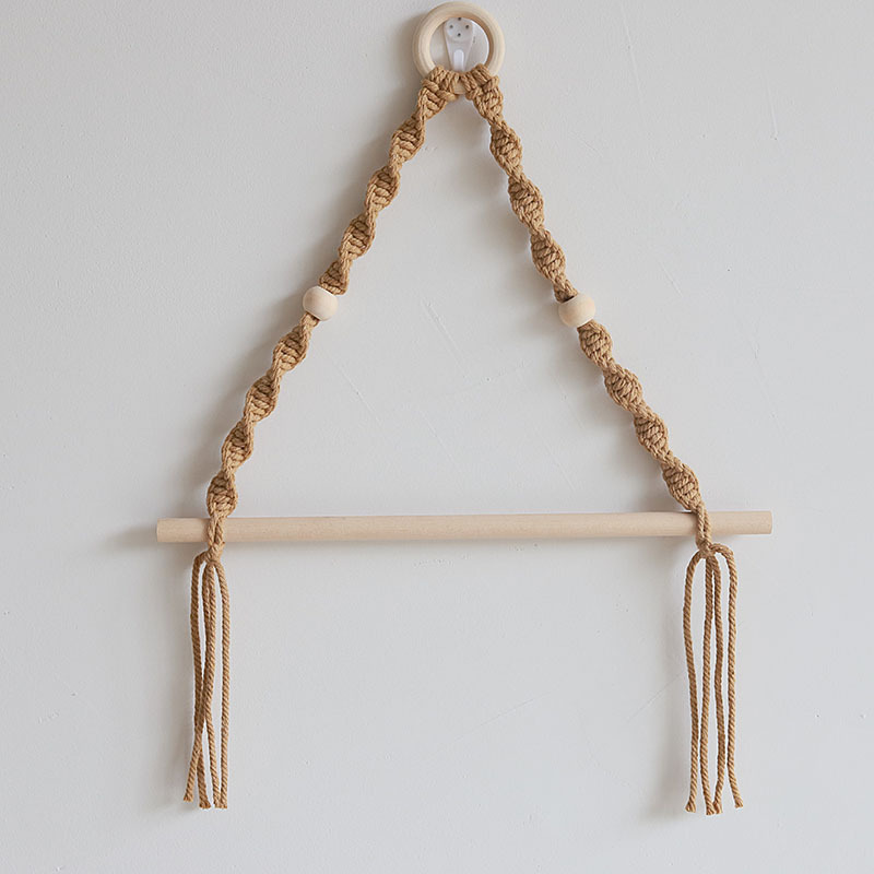 Colgador de toallas Macrame, Porta toallas de mano, Porta toallas