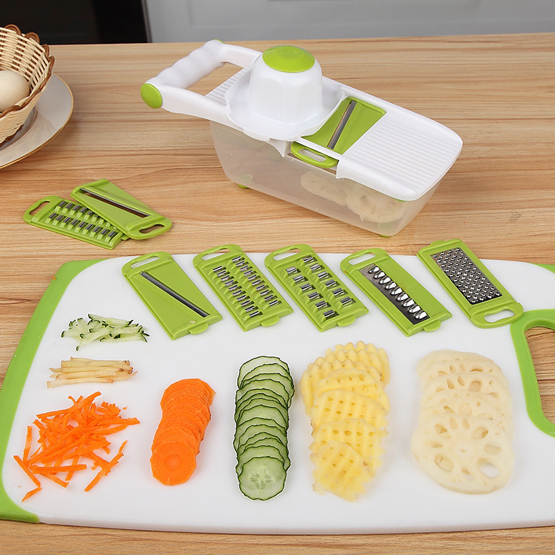 Multifunctional hand vegetable cutter Household kitchen potato radish onion  slice grater dicing and cutting tool