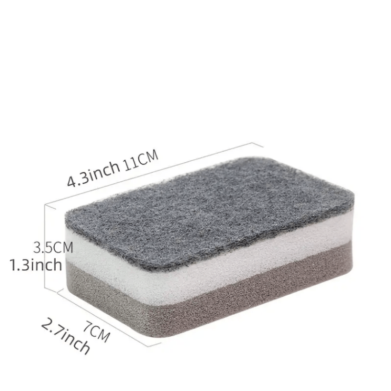 Double Sided Scouring Pad Household Cleaning Sponge