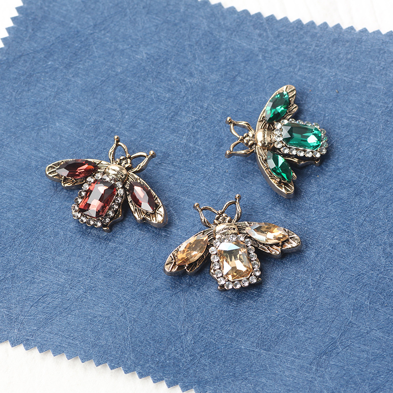 Bee Alloy Brooch Insect Rhinestone Brooches For Men Pins - Temu