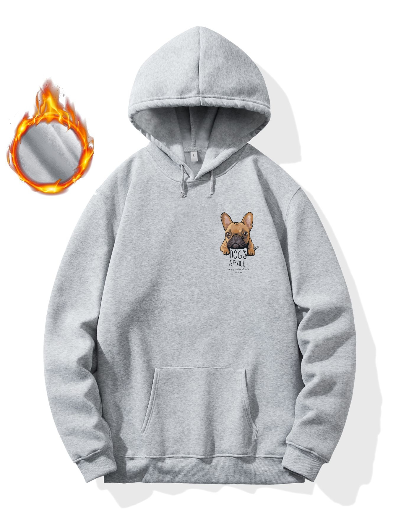 Trendy Street Style Dog Space Pattern Print Hoodie Cool Hoodies For Men  Mens Casual Graphic Design Pullover Hooded Sweatshirt With Kangaroo Pocket  Streetwear For Winter Fall As Gifts | Free Shipping For
