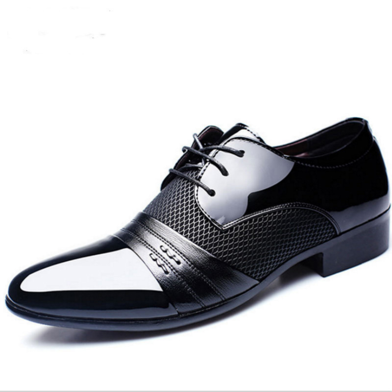Men Dress Shoes For Men Oxfords Patent Leather Shoes Formal Wedding Party  Shoes