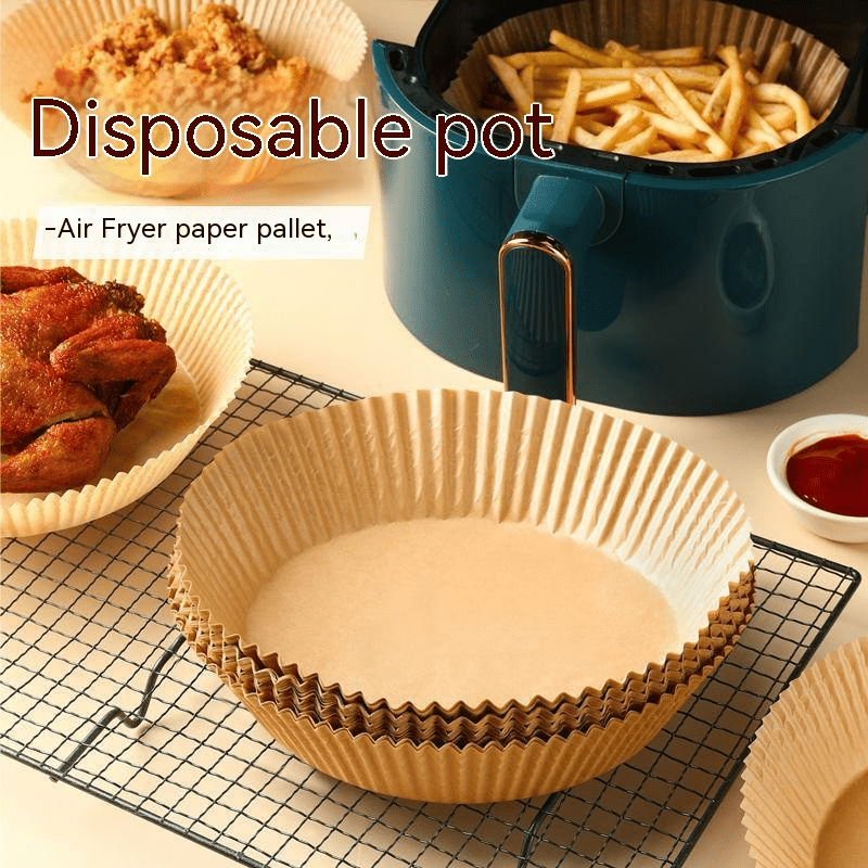 Air Fryer Disposable Paper Liner Square, 10 Inch Large Air Fryer