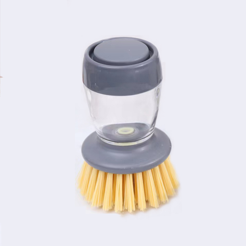 Kitchen Dishwashing Brush Dish Scrub Brush Dish Scrubber Bubble Up Brushes  With Soap Dispenser For Vegetable Utensils Cleaning - Cleaning Brushes -  AliExpress