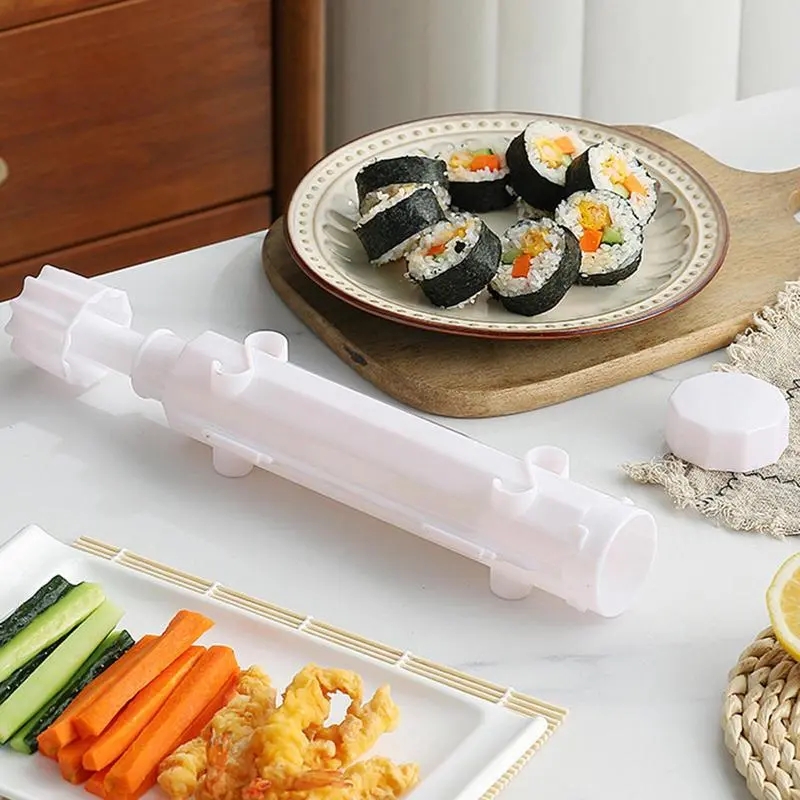 Sushi Making Kit Set Sushi Roller Bazooka Rice Ball Mold with