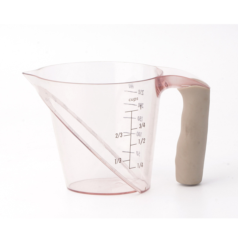 1pc Plastic Measuring Cup, Clear Liquid Measuring Cup For Kitchen