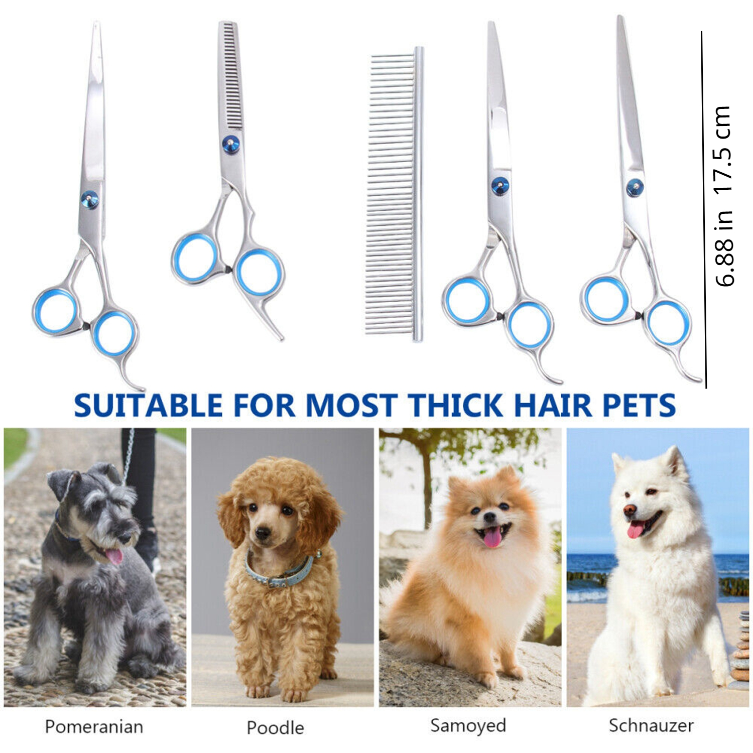 Dog grooming shop scissors professional