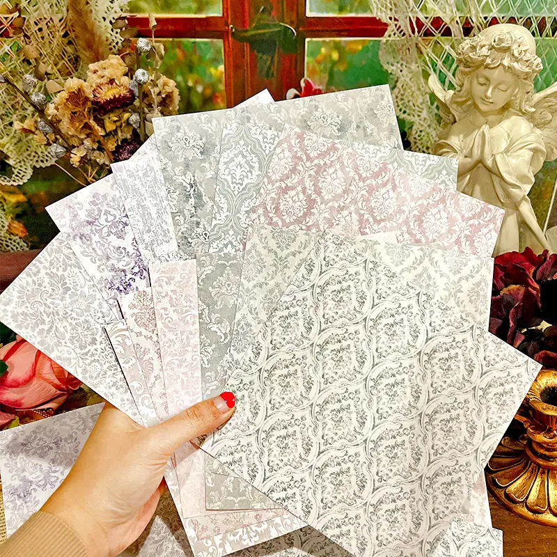 Aesthetic Scrapbook Paper Baroque Wallpaper Theme Single - Temu