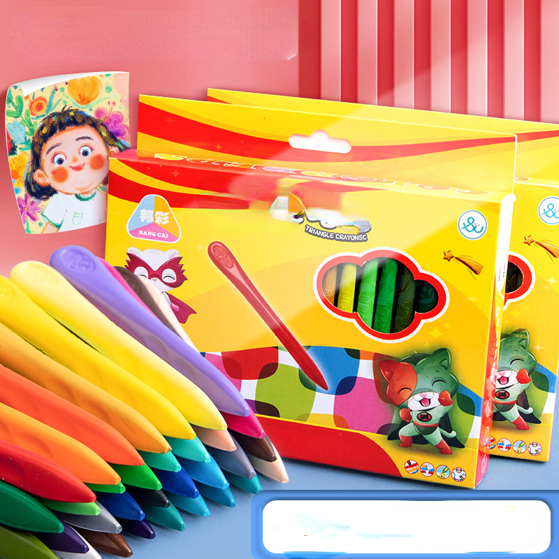 Crayones Para Niños Crayones De Mano Antiadherentes Crayones - Temu