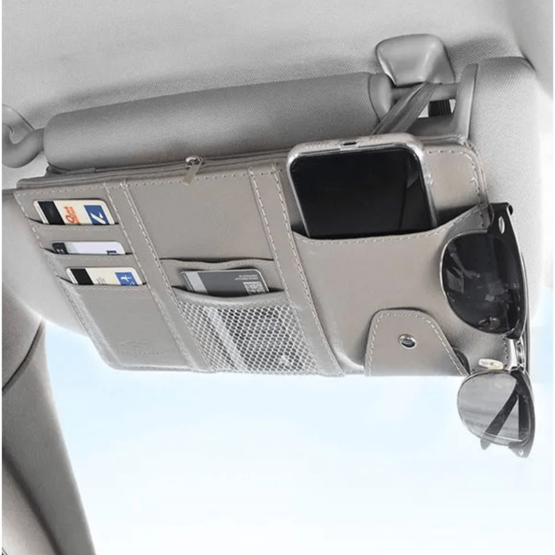 Auto Sonnenblende Tasche KFZ Organizer Mehrzweck Anti-Rutsch-elastische Auto  Aufbewahrungstasche CD-Tasche kleine Dokumenten Tasche für Handys  Sonnenbrillen Kopfhörern : : Auto & Motorrad