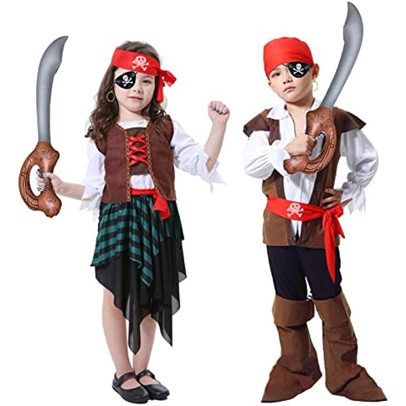 3pcs/set Accesorios Disfraces Piratas Halloween Capitán - Temu