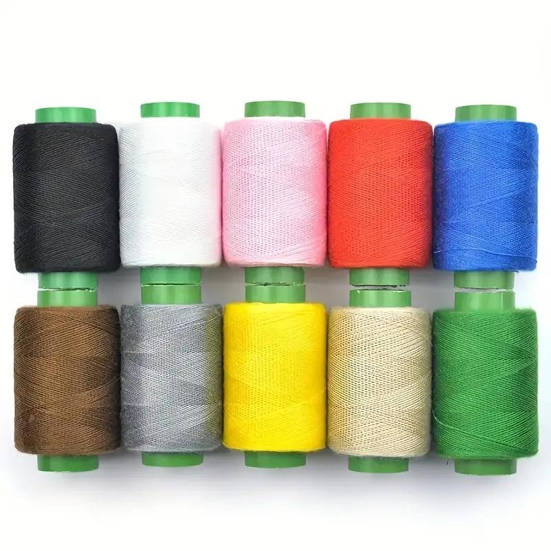 500 Yards Of Premium Quality Black White Sewing Thread - Temu