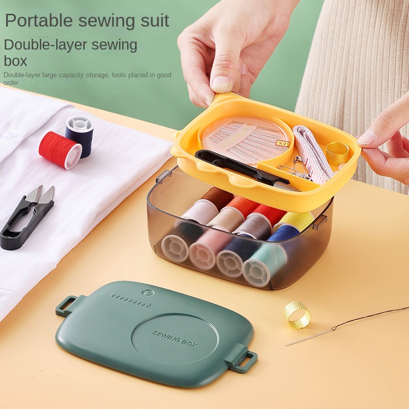 Household Sewing Kit Multifunctional Sewing Box Storage Box - Temu
