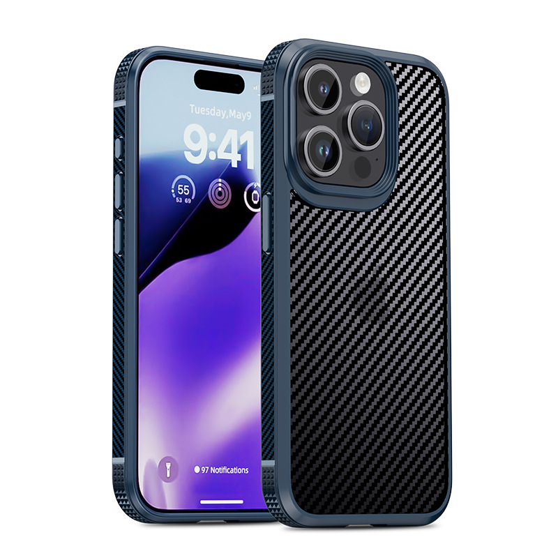 Spigen Funda Liquid Air Compatible con iPhone 15 Pro MAX - Azul Marino :  : Electrónica