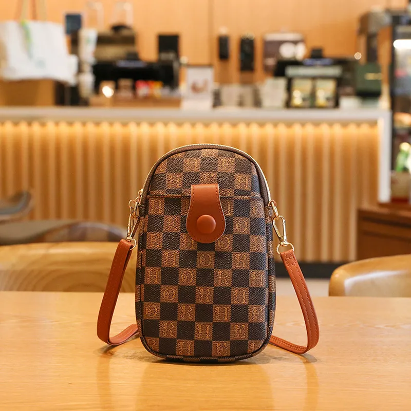 Retro Small Bag 2023 Mini Bag Women's Wallet Printed Shoulder Bag