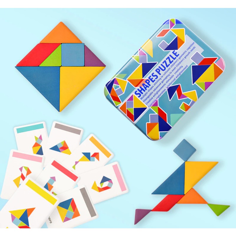 Tangram Puzzle 7 Magnetic Blocks, Toys \ Jigsaw & puzzle Toys \  Educational toys