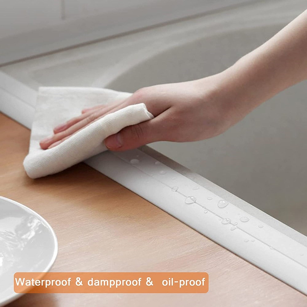 Shower Bath Sealing Tape Strips Pvc Self Adhesive Waterproof - Temu