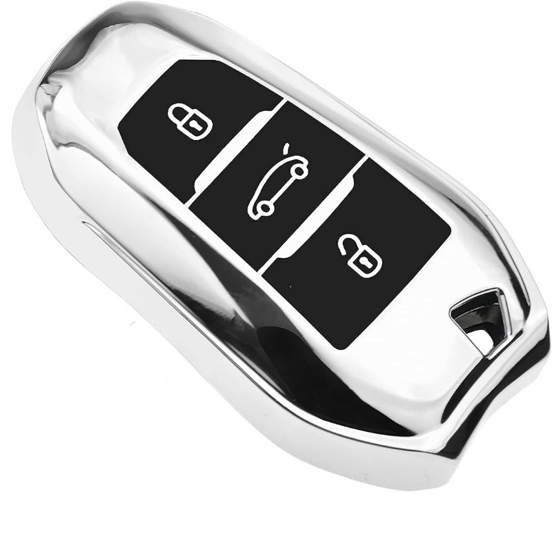 1pc Étui de clé de remplacement pour Citroen Couvercle de clé pour Toyota  Aygo 2 boutons Télécommande Porte-clés Shell pour Peugeot Pas de lame Pas  de logo