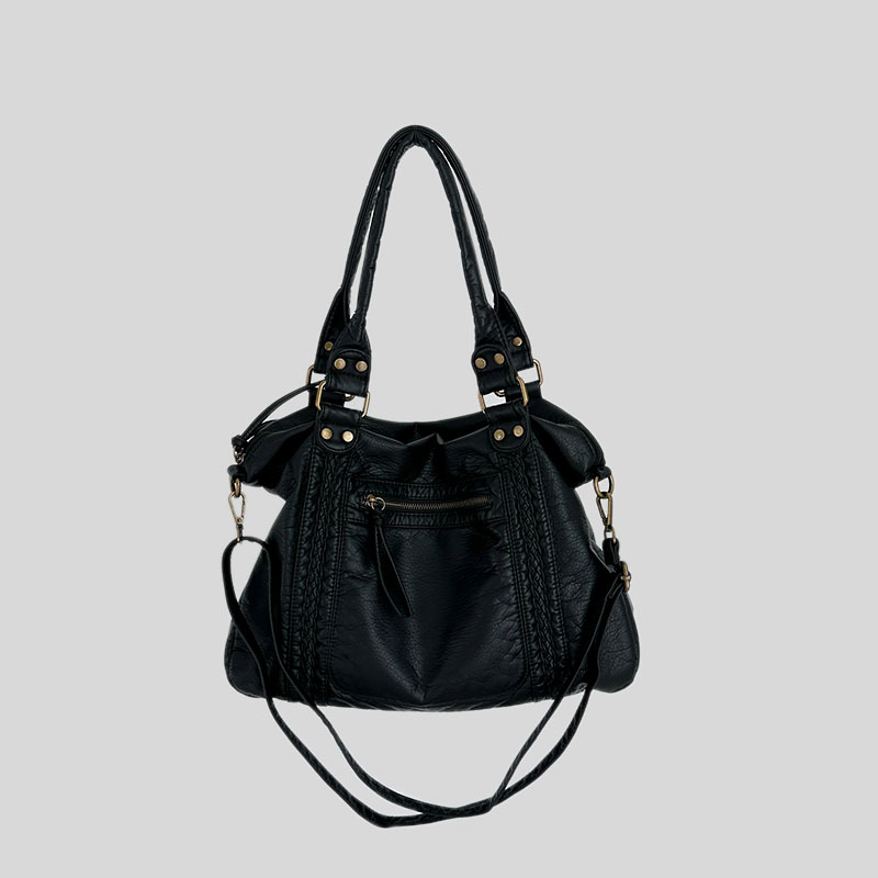 Big soft leather top handbags