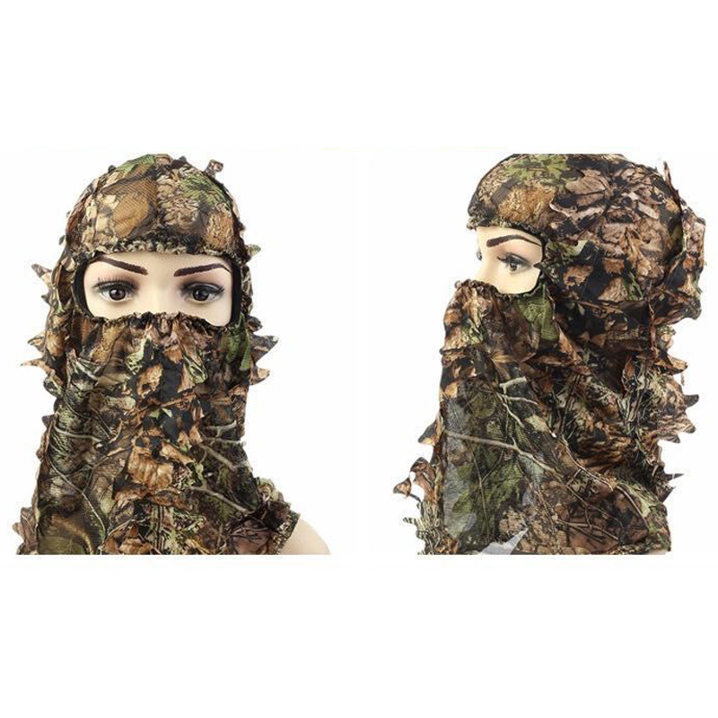 Hunting Face Mask Camouflage Leafy Hat Ghillie Face Covering - Temu
